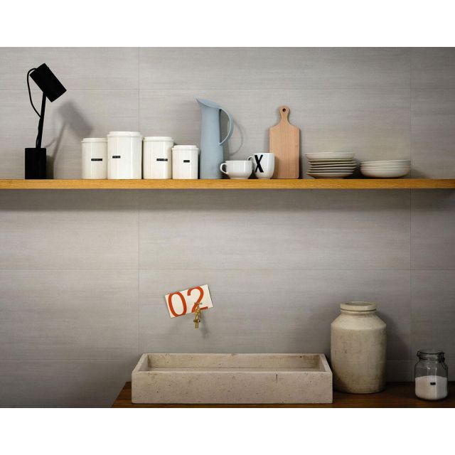 Bathroom Stone Effect 40x120 Grigio