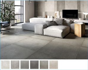 Livingroom Concrete Effect 100x100 Taupe