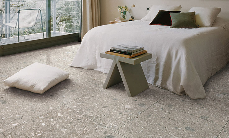 stone effect trendy floor